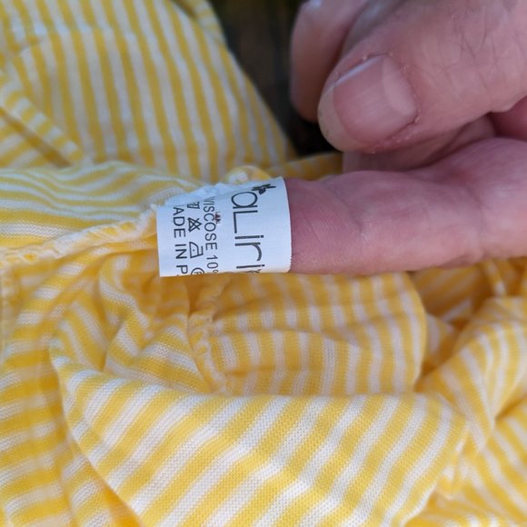 alirina Infinity Scarf Yellow/White - Picture 5 of 10